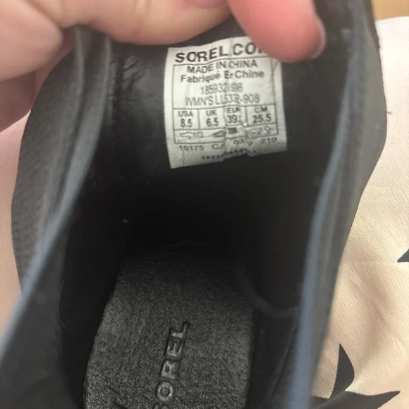 Sorel Dark red Brown Heeled Boots - Picture 4 of 8